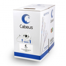 FTP-4P-CAT.5E-SOLID-GY Кабель FTP 5е Cabeus