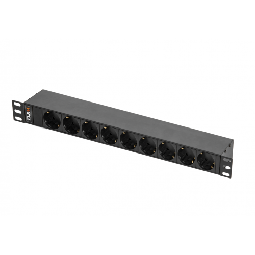 TLK-RSC09-MF-01-BK Блок розеток  19" 9 розеток  10А TLK