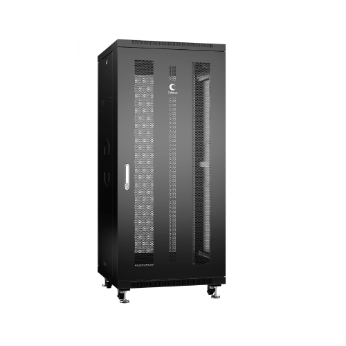 ND-05C-27U60/80-BK Шкаф 27U (600×800) напольный 19" перфо дверь Cabeus