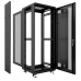 SH-05C-27U60/100-BK Шкаф 27U (600×1000) напольный 19" дверь стекло Cabeus