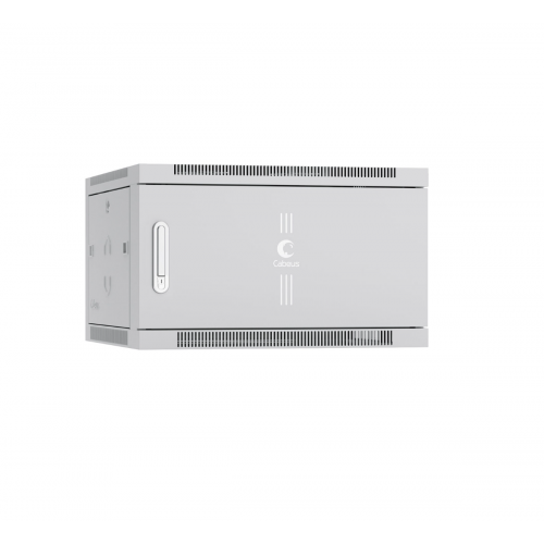 SH-05F-6U60/45M Шкаф 6U (600×450) настенный 19" дверь металл Cabeus