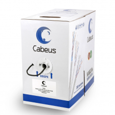 UTP-4P-CAT.5E-SOLID-BK Кабель UTP 5E Cabeus