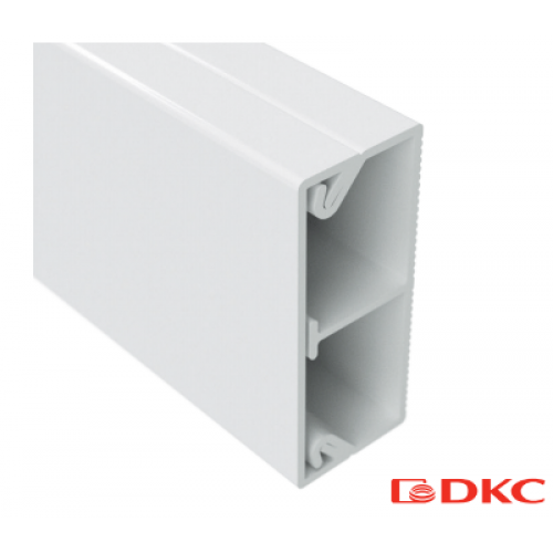 00305 Кабельный-канал 40/2x17 с крышкой, двухсекционный, белый RAL 9016, TMC DKC/ДКС
