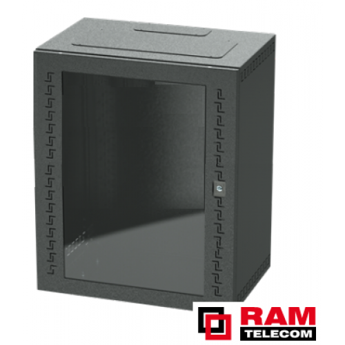 R5STI2040GSB Шкаф 20U телекоммуникационный настенный, дверь стекло, серия STI, DKC / ДКС R5STI2040GSB Шкаф 20U телекоммуникационный настенный, дверь стекло, серия STI, DKC / ДКС