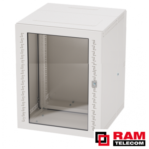 R5STI2065GS Шкаф 20U телекоммуникационный настенный, дверь стекло, серия STI, DKC / ДКС