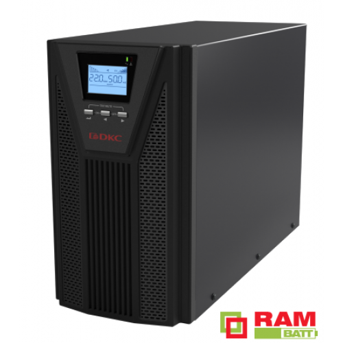 SMALLT3A0PS Однофазный ИБП DKC / ДКС, серия Small Tower, 3 кВа, 2700W 4xSchuko, USB, без АКБ, (Online-Двойное преобразование)