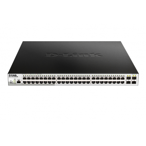 DL-DGS-1210-52MP/ME/B2A Коммутатор PoE L2 48 портов + 4 SFP D-Link