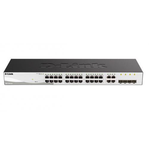 DGS-1210-28/F3A Коммутатор L2 24 порта 1000Base-T + 4 1000Base-T/SFP D-Link