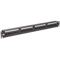 PP24-1UC5EU-D05 Патч-панель 19", 24 порта RJ-45 UTP, категория 5e, 1U, ИТК / ITK