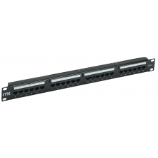 PP24-1UC6U-D05 Патч-панель 19", 24 порта RJ-45 UTP, категория 6, 1U, (Dual) ИТК / ITK