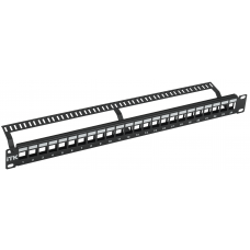 PP24-1UMU Модульная патч-панель 19", 24 порта для UTP модулей, 1U, ИТК / ITK