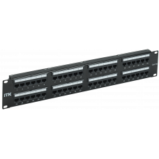 PP48-2UC5EU-D05L (Dual IDC) Патч-панель 19", 48 портов RJ-45 UTP, категория 5e, слайд лейбл, 2U, ИТК / ITK