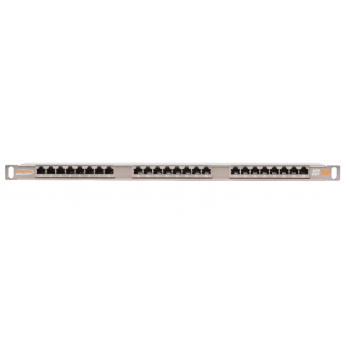 NMC-RP24SD2-HU-MT Экранированная патч-панель 19", 24 порта RJ-45 FTP, категория 5e, 0,5U, Никомакс / Nikomax