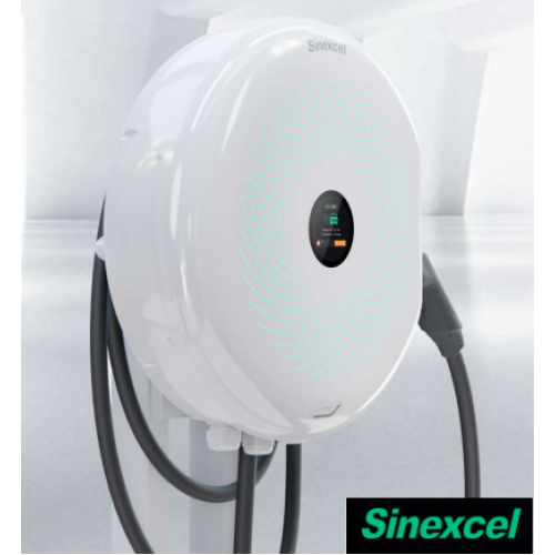 EL-EV-11kW-D-1 Зарядная станция 11 kW AC напольная с сенсорным дисплеем Interstellar EV Charger Sinexcel