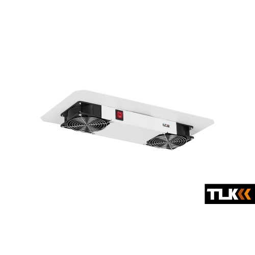 TLK-FAN2-GY Вентиляторный модуль 19" на 2 вентилятора, серый, серия TWA и TWC, TLK / ТЛК