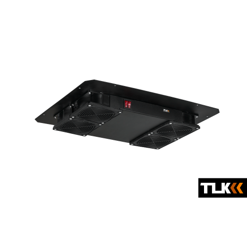 TLK-FAN4-F-BK Вентиляторный модуль 19" на 4 вентилятора c фильтром, черный, серия TFE, TFL, TFR, TFA, TLK / ТЛК