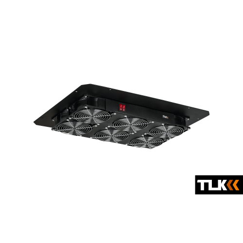 TLK-FAN6-BK Вентиляторный модуль 19" на 6 вентиляторов, черный, серия TFE, TFL, TFR, TFA, TLK / ТЛК