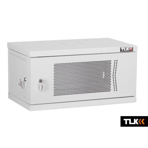  TWI-066035-R-P-GY  Шкаф 6U (Ш600хГ350хВ303мм) телекоммуникационный настенный, перфорированная дверь, разборный, серый, TLK / ТЛК 