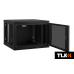 TWI-066035-R-G-BK  Шкаф 6U (Ш600хГ350хВ303мм) телекоммуникационный настенный, дверь стекло, разборный, черный, TLK / ТЛК