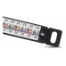 PLHD-24-Cat.6a-Dual-180-0,5U Патч-панель высокой плотности 19", 24 порта RJ-45 UTP, категория 6а, 0,5U  Кабеус / Cabeus