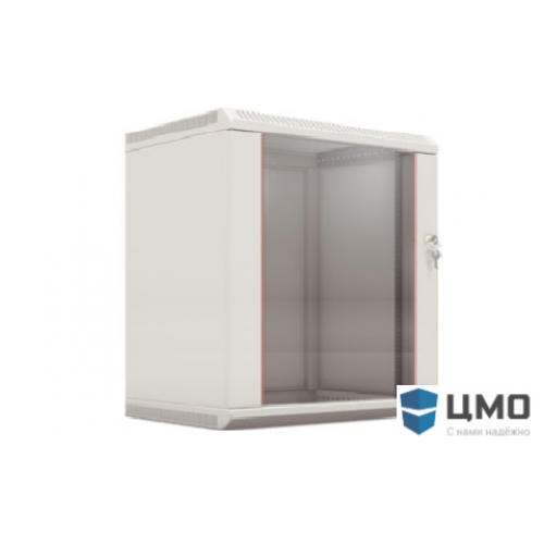 ШРН-Э-18.500 Шкаф 18U (600×520) телекоммуникационный настенный, разборный 19" дверь стекло, CMO / ЦМО